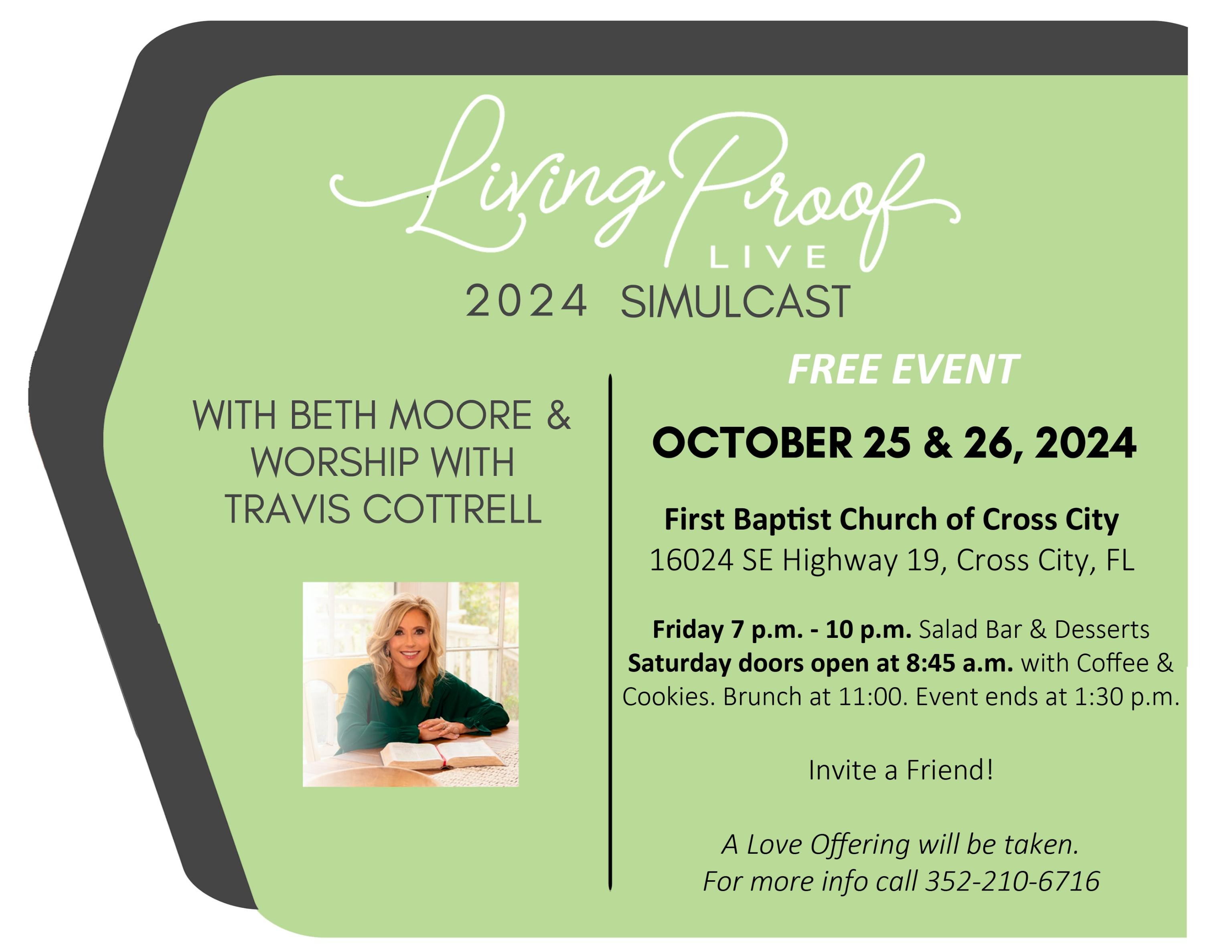 Living Proof Live Simulcast